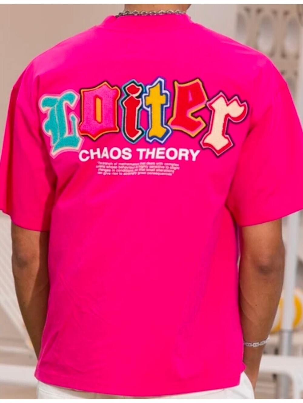 Loiter Chaos Theory Hot Pink T-Shirt Size 2XL NEW